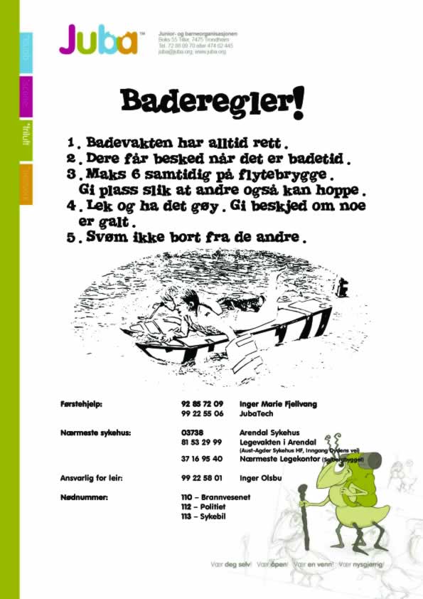 Baderegler for Barn